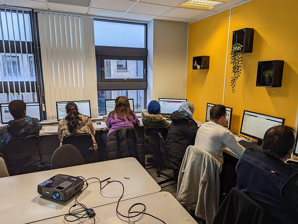 Access Data course in action