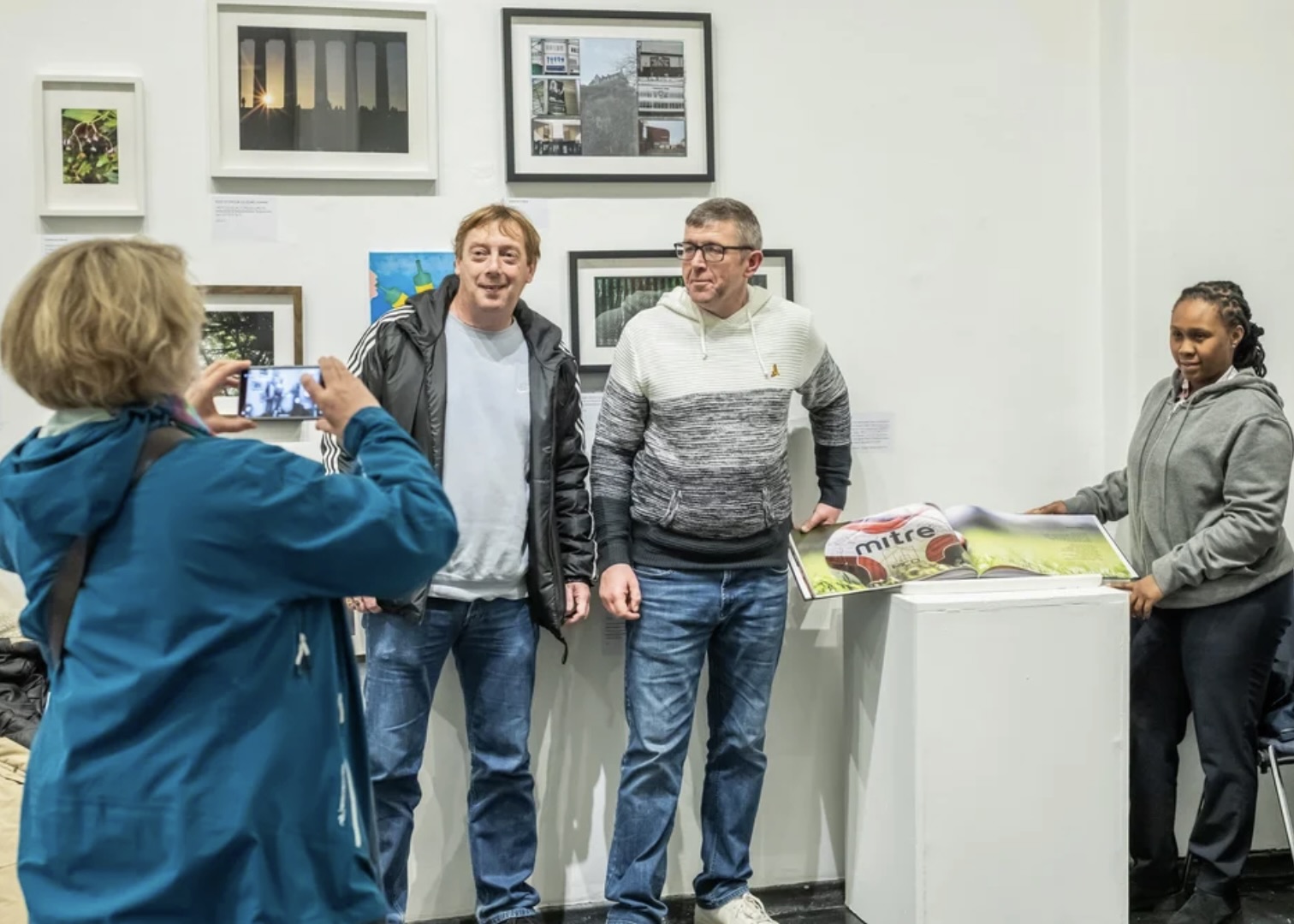 Our students exhibiting at the Out Of Sight Out Of Mind exhibition